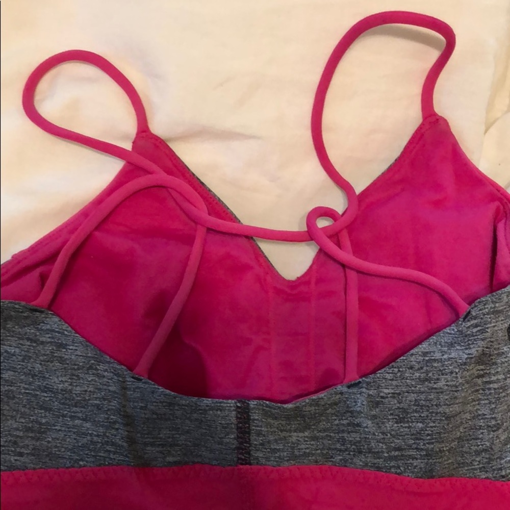 Lululemon Pink Strappy Yoga Top - Picture 3 of 7